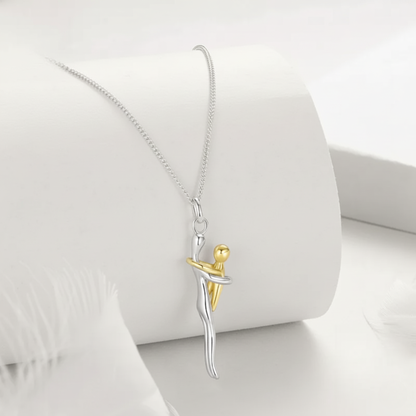 Collar madre e hijo plata 925